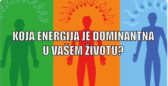 Koja od ove tri energije je dominantna u Vašem životu?